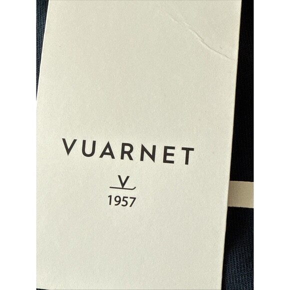 Vuarnet Outline Cotton Short Sleeve T-Shirt NEW Navy Size XL NWT - Picture 8 of 11